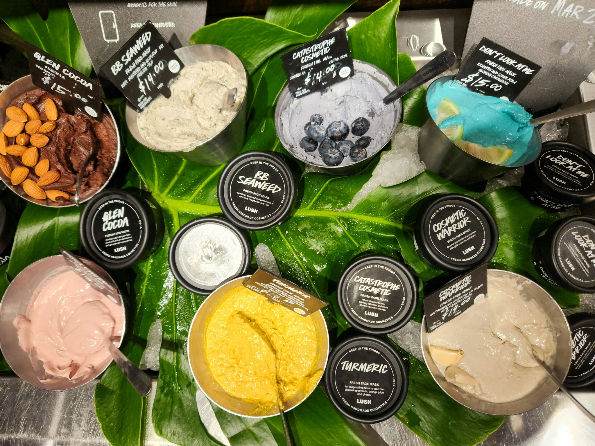 A jar of organic moisturizer surrounded by fresh herbs