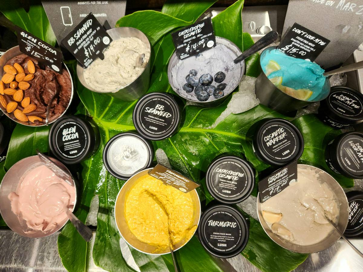 Close-up image showing confusing skincare label ingredients