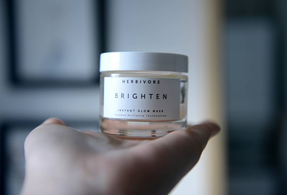 Brighten Pineapple + Gemstone Mask by Herbivore Botanicals
